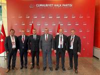 GÜREL CHP'Lİ BELEDİYE BAŞKANLARI TOPLANTISINA KATILDI