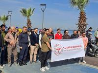 HAREKETLİ YAŞAMA DİKKAT ÇEKMEK İÇİN YÜRÜDÜLER