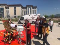 HASTANEDE DEPREM TATBİKATI