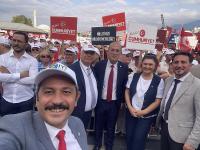KENDİR, İYİ PARTİ’NİN “BİRİNCİ VAZİFEN” MİTİNGİNDEYDİ