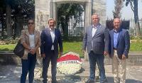 KENDİR TALAT PAŞA’NIN MEZARINI ZİYARET ETTİ