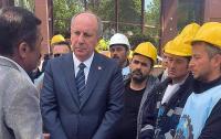 MUHARREM İNCE’DEN MADEN İŞÇİLERİNE DESTEK