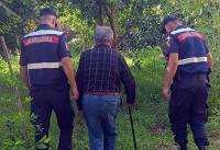 ORMANDA KAYBOLAN YAŞLI ADAMI JANDARMA BULDU