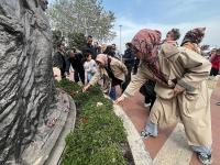 SALDIRILARDA ÖLENLER İÇİN GIYABİ CENAZE NAMAZI KILINDI