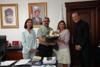 TIP FAKÜLTESİ HEYETİNDEN SAĞLIK MÜDÜRÜ KAŞIKÇI’YA ZİYARET