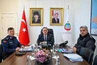 VALİ USTA İÇİŞLERİ BAKANLIĞI GÜVENLİK TOPLANTISINA KATILDI