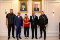 VALİ USTA TUBA DEMİR’İ MAKAMINDA AĞIRLADI