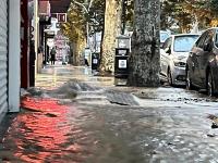 İSTANBUL CADDESİ GÖLE DÖNDÜ