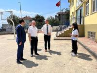 YILMAZ ARMUTLU’DAKİ EĞİTİM KURUMLARINI İNCELEDİ