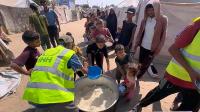 YALOVA İHH GAZZE’DE YEMEK VE İÇME SUYU DAĞITTI
