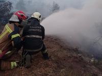 YALOVA ORMAN YANGINI SÖNDÜRME ÇALIŞMALARINA DESTEK VERİYOR