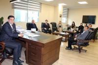 YEŞİLAY YÖNETİMİNDEN GENEL SEKRETER YILMAZ'A NEZAKET ZİYARETİ