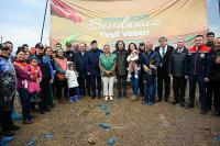 YÜZLERCE FİDAN TOPRAKLA BULUŞTU