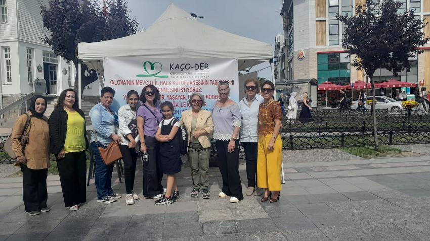 KÜTÜPHANE İÇİN İMZA KAMPANYASINA BÜYÜK İLGİ