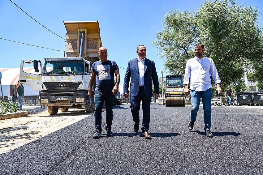 MAHALLELERDE ASFALT SEFERBERLİĞİ BAŞLADI