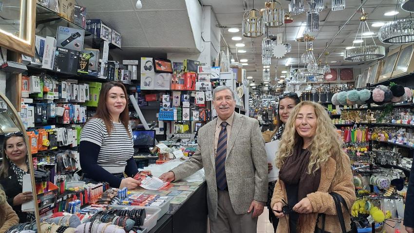 MHP'DE ESNAF ZİYARETLERİ