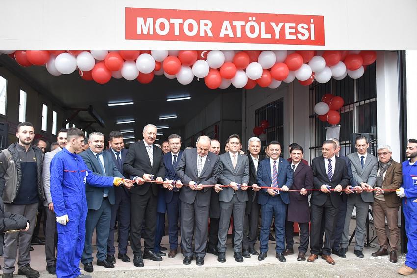 MOTORLU ARAÇLAR TEKNOLOJİSİ ATÖLYESİ AÇILDI