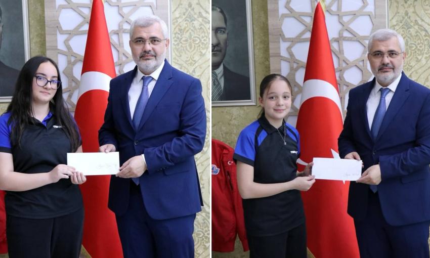 ŞAMPİYONLARDAN YILMAZ'A ZİYARET