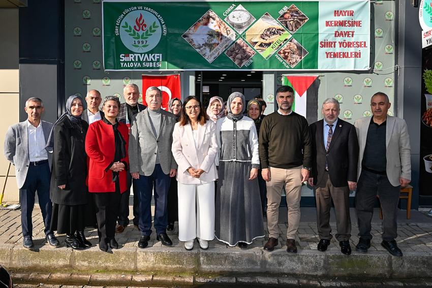 SİİRTLİLER VAKFI’NDAN GAZZE İÇİN ANLAMLI KERMES