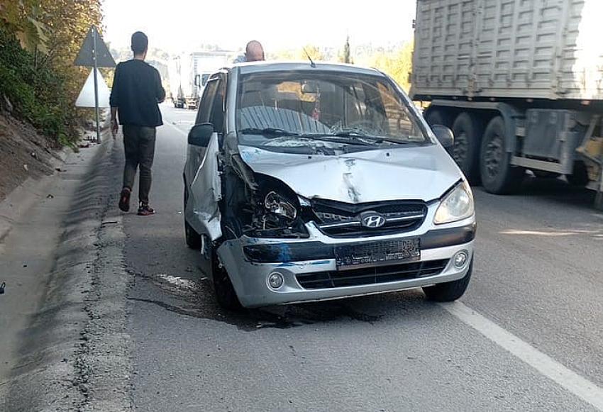 SÜPÜRGELİKTE KORKUTAN KAZA