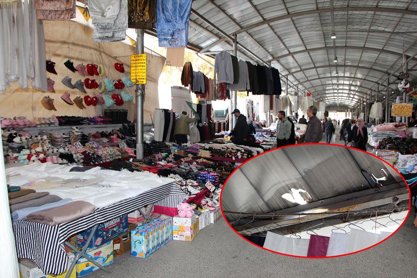 ESNAF İSYANDA: “TAVAN DELİK, ETRAF LAĞIM KOKUYOR”