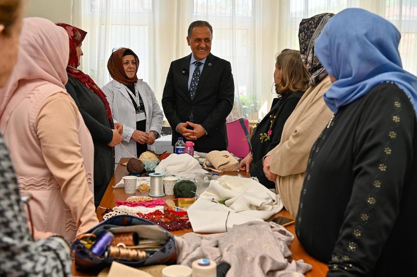 VALİ USTA’DAN ŞENKÖY KÖY YAŞAM MERKEZİ’NE ZİYARET