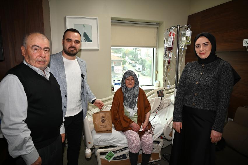 YALOVA BELEDİYESİ’NDEN HASTALARA VE YENİ DOĞAN BEBEKLERE ANLAMLI ZİYARET