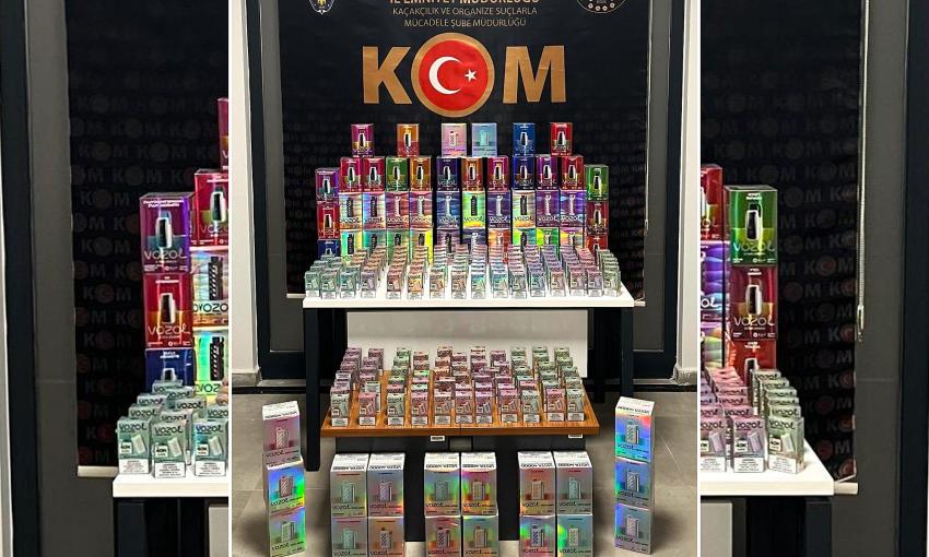 YALOVA’DA 600 ELEKTRONİK SİGARA ELE GEÇİRİLDİ