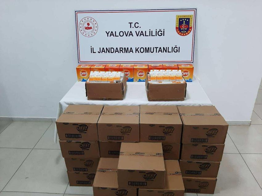YALOVA'DA TAKLİT GÜNEŞ KREMİ VE SİNEK KOVUCU OPERASYONU