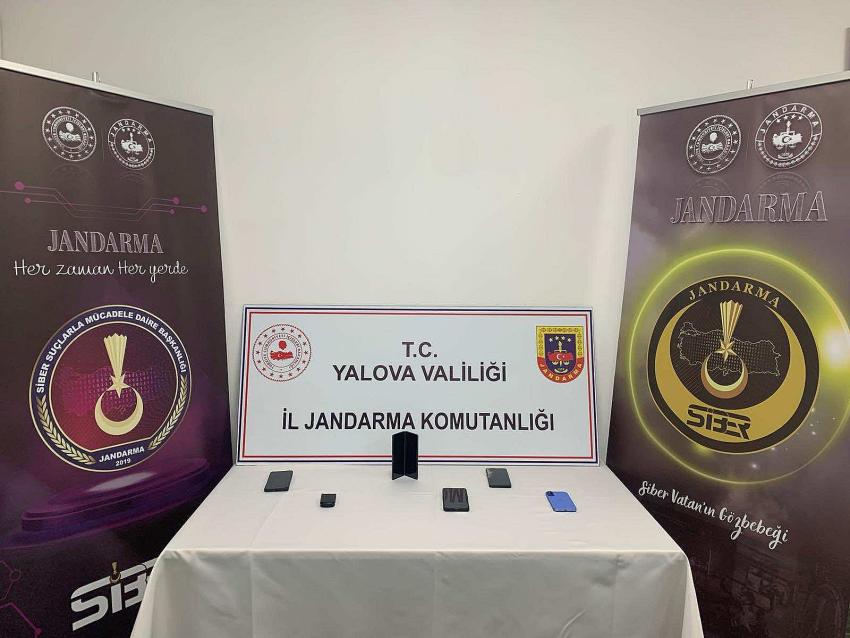 YALOVA MERKEZLİ 8 İLDE SİBER DOLANDIRICILIK OPERASYONU