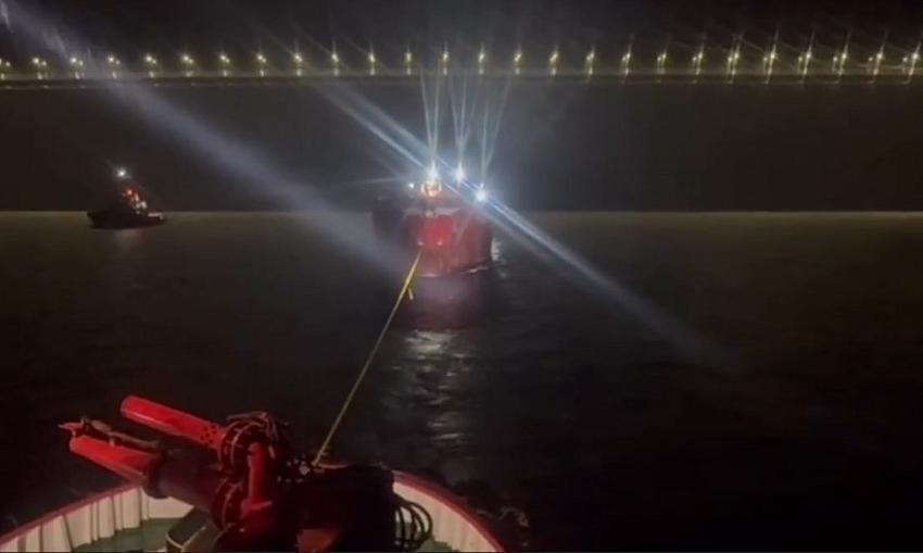 YALOVA ROTALI GEMİ ÇANAKKALE’DE ARIZALANDI