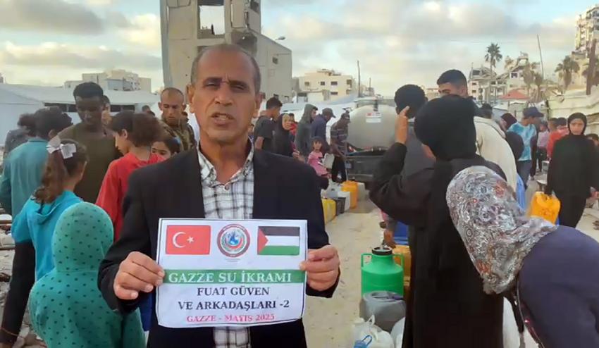 YALOVALI ESNATTAN GAZZE'YE SU İKRAMI