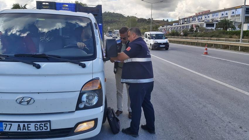 ZABITA VE HAL MÜDÜRLÜĞÜNDEN YOL DENETİMİ